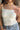 Emersyn Off White Lace Floral Brami- close up front view