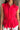 Tessa Red Tie Waist Flare Top- front view