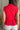 Tessa Red Tie Waist Flare Top- back view