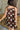 Alara Brown & Cream Polka Dot Mini Dress- back view