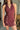 Melany Burgundy Halter Skirt Romper- close up front view
