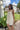 Tara Natural Crochet Mini Dress - frontal side view