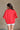 Georgia Red & White Short Sleeve Top -back view