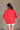Georgia Red & White Short Sleeve Top -back view