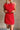 Charlotte Red & White Knit Mini Skirt- front view