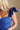 Naya Royal Blue Ruffle Mini Dress - close up of strap