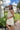 Tara Natural Crochet Mini Dress - side