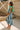 Mylah Blue & Green Stripe Midi Dress- full side view