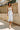 Peyton Floral & Stripe Tie Strap Midi Dress - full front view