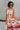 Penelope Orange Tropical Print Midi Dress - front view