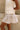 Reina Taupe & White Gingham Mini Skirt-side view