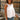 Davina White Peplum Tank- front view