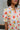 Blair Cream Multi Floral Short Sleeve Top- close up top view