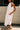 Indie White Eyelet Midi Dress- close up side view