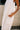 Indie White Eyelet Midi Dress- close up front side view