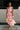 Sabrina Pink Multi Floral Tie Knot Midi Dress- front view
