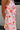 Sabrina Pink Multi Floral Tie Knot Midi Dress- close up side view