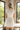 Lea White Zip Front Mini Dress - back view