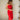 Alessandra Red & Gold Medallion Midi Dress - frontal side view
