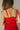 Alessandra Red & Gold Medallion Midi Dress - back view
