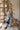 Hayden Denim Barrel Jumpsuit - full body front view
