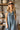Hayden Denim Barrel Jumpsuit - upper body front view