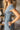 Hayden Denim Barrel Jumpsuit - close up side view