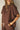 Harlow Brown Short Sleeve Top - close up frontal  view