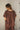 Harlow Brown Short Sleeve Top - back view