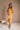 Hailey Orange Polka Dot Scarf Tank - full body front view