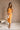 Hailey Orange Polka Dot Midi Skirt - full body 