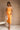 Hailey Orange Polka Dot Midi Skirt - full body front view