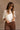 Sofia Cream Open Knit Top- top view