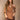 Alani Brown Ruched Off-The-Shoulder Tank- front view