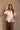 Catherine Cream Zip Front Short Sleeve Top - view of front