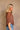 Stella Brown Crochet Floral Poncho- side view