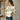 Anya Cream & Sage Floral Top - front view