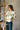 Anya Cream & Sage Floral Top - front view