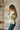 Anya Cream & Sage Floral Top - side view