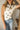 Lana Polka Dot Off The Shoulder Tank - front close up
