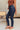 Judy Blue: Delaney Dark Wash Skinny Jeans- side view