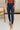 Judy Blue: Delaney Dark Wash Skinny Jeans- front view