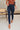 Judy Blue: Delaney Dark Wash Skinny Jeans- front top view