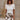 Blakely Cream Lace Short Sleeve Top- front view