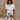 Blakely Cream Lace Short Sleeve Top- front view
