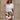 Sutton Brown & White Cow Mini Skirt- full front view