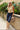 Dakota Taupe Denim Ruffle Vest- full body view
