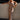 Maya Taupe Satin Floral Midi Dress- full body view