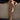 Maya Taupe Satin Floral Midi Dress- full body view