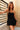 Joanna Black Lace Strapless Mini Dress- front view